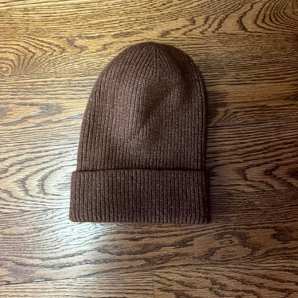 Brown Knit Beanie